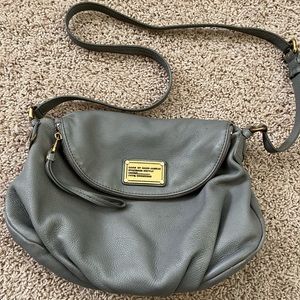 Marc by Marc Jacobs Natasha Crossbody in Grey Leather